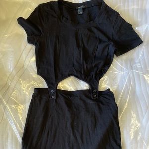 F21 fashion split dress